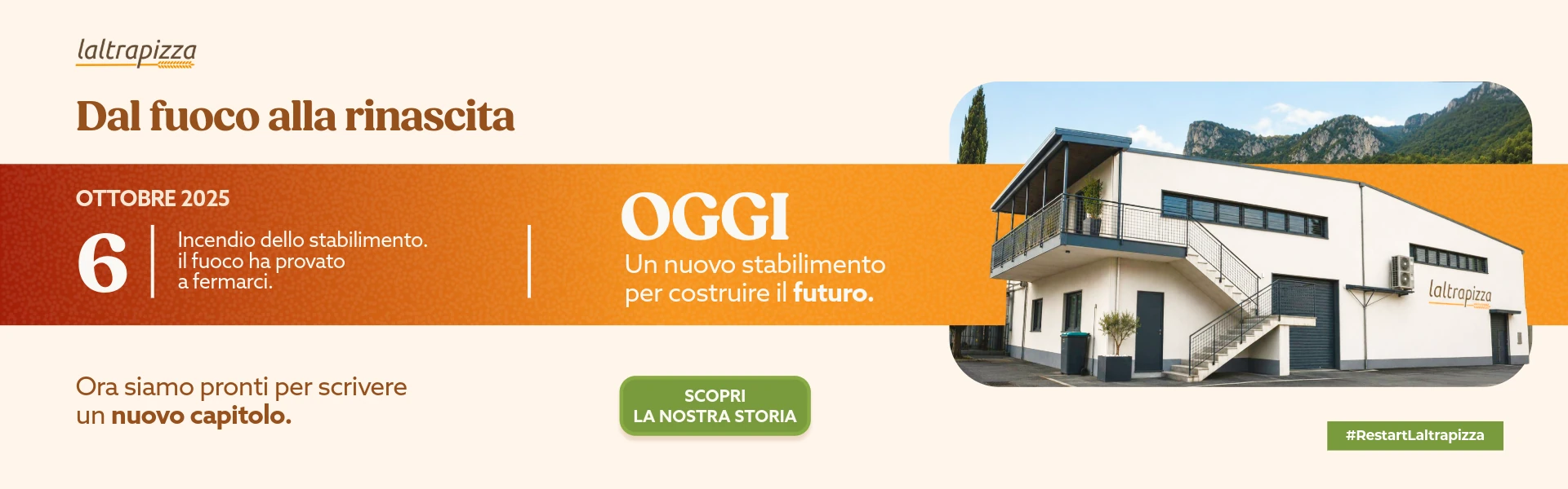 RestartLaltrapizza: Dal fuoco alla rinascita